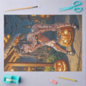 ハロウィーンモンスタージャック – o – ランタン&こうもりヴィクセンガール 薄葉紙 (クラフト)