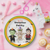 ハロウィーンモンスターズパーティー ペーパープレート (パーティー)