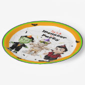 ハロウィーンモンスターズパーティー ペーパープレート (アングル)