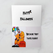 ハロウィーンモンスターズ食べはピエロカード カード (内部)