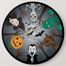 ハロウィーンモンスターズ 缶バッジ