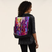 ハロウィーンモンスターズ/ORK WARパープルファンタジー バックパック (着用)