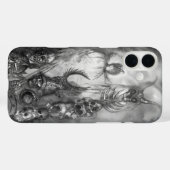 ハロウィーンモンスターズ/ORK WAR白黒ファンタジー Case-Mate iPhoneケース (裏面 (横))