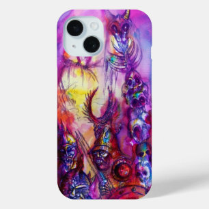 ハロウィーンモンスターズ/ORK WAR赤紫ファンタジー iPhone 15ケース