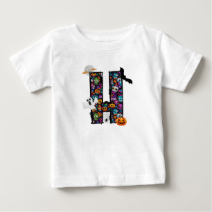 ハロウィーンモンスターズHベビーTシャツ ベビーTシャツ