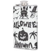 ハロウィーンモンスタードードルおもしろい フラスク (左)