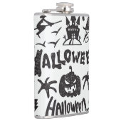 ハロウィーンモンスタードードルおもしろい フラスク (右)