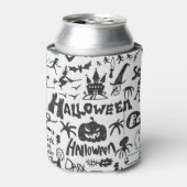 ハロウィーンモンスタードードルおもしろい 缶クーラー (缶正面)