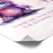 ハロウィーンモンスターパシファイア狩りベビーシャワーゲーム ポスター (角)