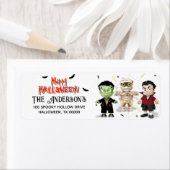 ハロウィーンモンスターパーティー ラベル (インサイチュ)