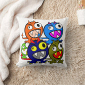 ハロウィーンモンスターフレンズ クッション (ブランケット)