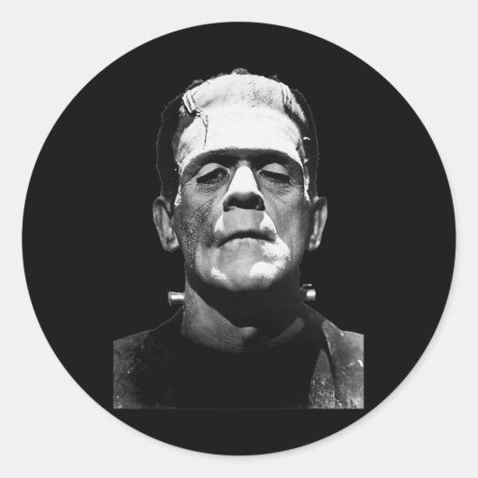 ハロウィーンモンスターホラー映画モンスター ラウンドシール (正面)