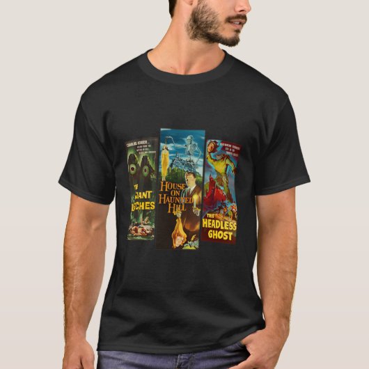 ハロウィーンモンスターホラー映画 Tシャツ (正面)