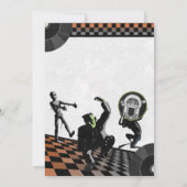 ハロウィーンモンスターモンスターバッシュコスチュームパーティー 招待状 (裏面)