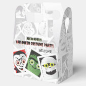 ハロウィーンモンスター写真 フェイバーボックス (オープン)