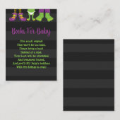 ハロウィーンモンスター足ズベビー本 エンクロージャーカード (正面/裏面)