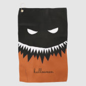 ハロウィーンモンスター ゴルフタオル (正面)