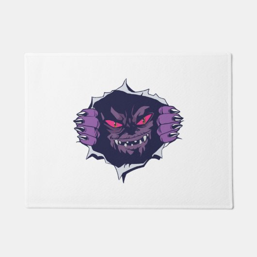 ハロウィーンモンスター ドアマット (正面)