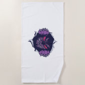 ハロウィーンモンスター ビーチタオル (正面)