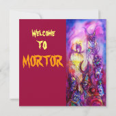 ハロウィーンモンスター 招待状 (裏面)