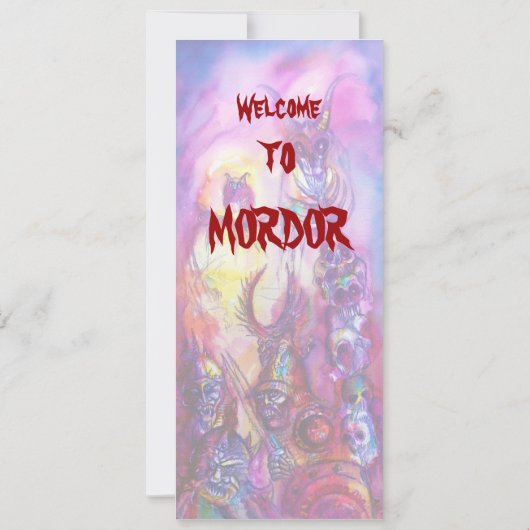 ハロウィーンモンスター/ORK WARファンタジー カード (裏面)