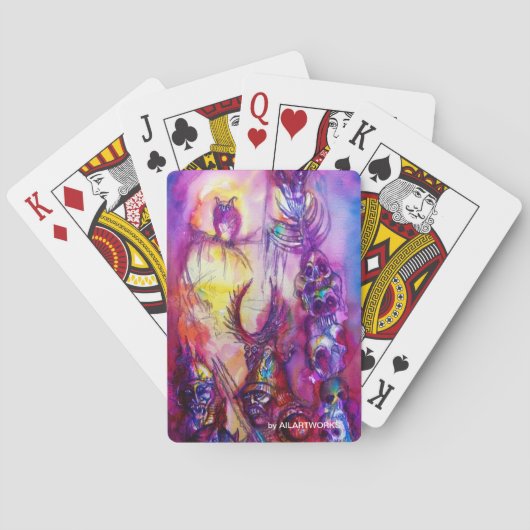 ハロウィーンモンスター/ORK WARファンタジー トランプ (裏面)