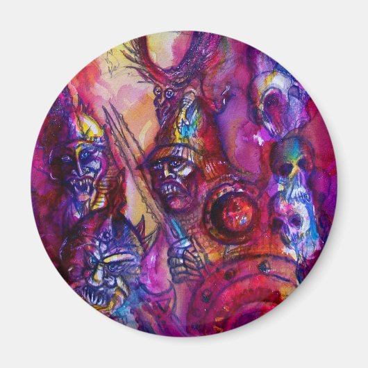 ハロウィーンモンスター/ORK WARファンタジー マグネット (正面)