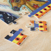 ハロウィーンユニコーン，スターホース&子馬ファンタジー ジグソーパズル (側面)