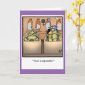 ハロウィーンユーモアのグリーティングカード カード (黄色い花)