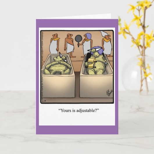 ハロウィーンユーモアのグリーティングカード カード (黄色い花)