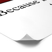 ハロウィーンユーモアのポスターギフト「眼鏡」 ポスター (角)