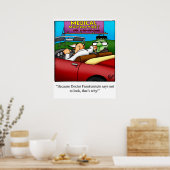 ハロウィーンユーモアのポスターギフト「眼鏡」 ポスター (キッチン)