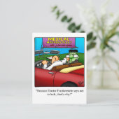 ハロウィーンユーモアのポストカード「斑点」 ポストカード (スタンド正面)