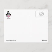 ハロウィーンユーモアのポストカード「斑点」 ポストカード (裏面)