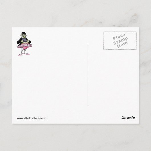 ハロウィーンユーモアのポストカード「斑点」 ポストカード (裏面)