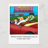 ハロウィーンユーモアのポストカード「斑点」 ポストカード (正面)