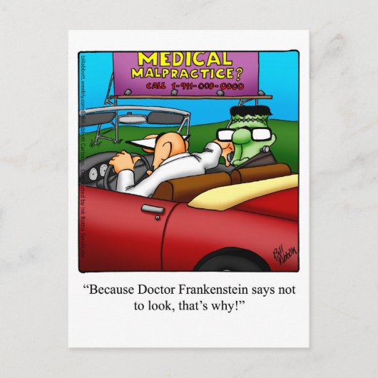 ハロウィーンユーモアのポストカード「斑点」 ポストカード (正面)