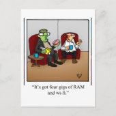 ハロウィーンユーモアのポストカード「斑点」 ポストカード (正面)