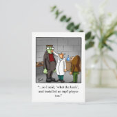 ハロウィーンユーモアのポストカード「斑点」 ポストカード (スタンド正面)