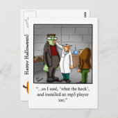 ハロウィーンユーモアのポストカード「斑点」 ポストカード (正面/裏面)