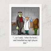 ハロウィーンユーモアのポストカード「斑点」 ポストカード (正面)