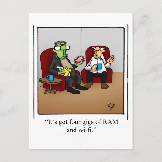 ハロウィーンユーモアのポストカード「斑点」 ポストカード (正面)