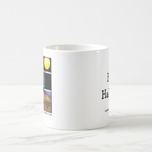 ハロウィーンユーモアコーヒーマグ コーヒーマグカップ (中央)