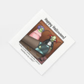 ハロウィーンユーモアハローウィンパーティナプキンス スタンダードランチョンナプキン (角)