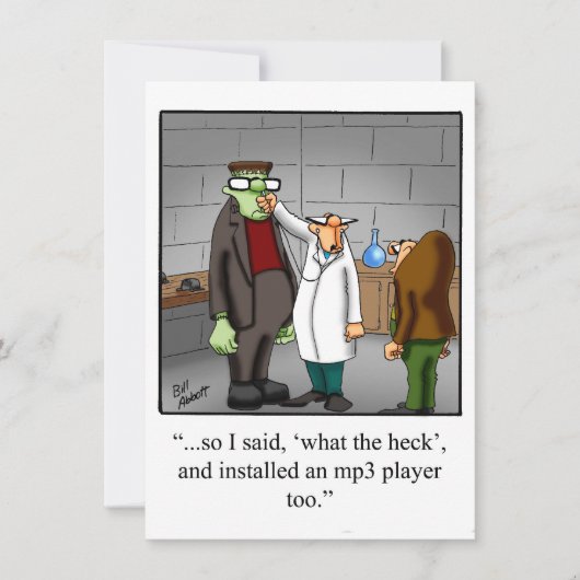 ハロウィーンユーモアパーティの招待状「斑点」 招待状 (正面)