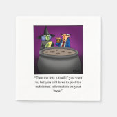 ハロウィーンユーモアパーティーナプキンス スタンダードカクテルナプキン (正面)