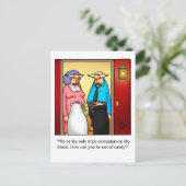 ハロウィーンユーモアポストカード ポストカード (スタンド正面)