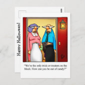 ハロウィーンユーモアポストカード ポストカード (正面/裏面)