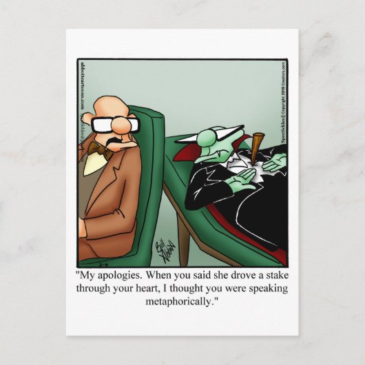 ハロウィーンユーモアポストカード ポストカード (正面)