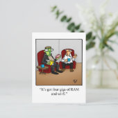 ハロウィーンユーモアポストカード ポストカード (スタンド正面)